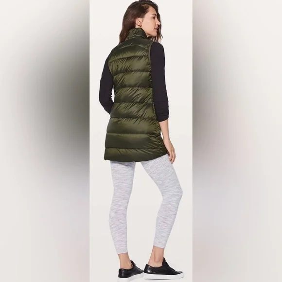 NWT Lululemon All Days Vest Dark Olive size 2 - Picture 3 of 10
